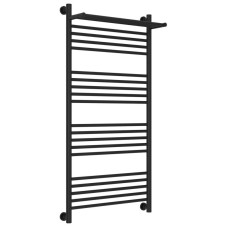 Полотенцесушитель водяной 1200х600 черный матовый Сунержа Богема с полкой+ 31-0223-1260