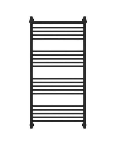 Полотенцесушитель водяной 1200х600 черный матовый Сунержа Богема с полкой+ 31-0223-1260