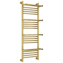 Полотенцесушитель водяной 1200х400 золотой Сунержа Богема с полкой+ 03-0224-1240