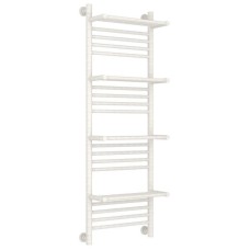 Полотенцесушитель водяной 1200х400 античное белое золото Сунержа Богема с полкой+ 10-0224-1240