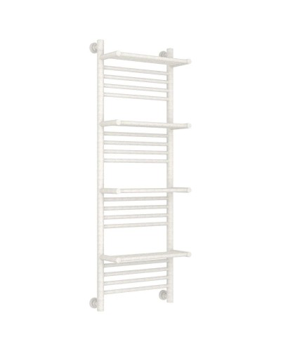 Полотенцесушитель водяной 1200х400 античное белое золото Сунержа Богема с полкой+ 10-0224-1240