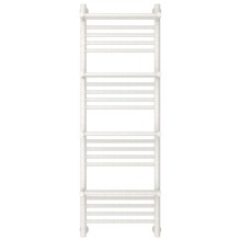 Полотенцесушитель водяной 1200х400 античное белое золото Сунержа Богема с полкой+ 10-0224-1240