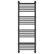 Полотенцесушитель водяной 1200х400 темный титан муар Сунержа Богема с полкой+ 15-0224-1240