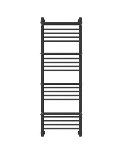 Полотенцесушитель водяной 1200х400 темный титан муар Сунержа Богема с полкой+ 15-0224-1240