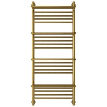 Полотенцесушитель водяной 1200х500 состаренная бронза Сунержа Богема с полкой+ 05-0224-1250