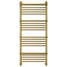 Полотенцесушитель водяной 1200х500 состаренная латунь Сунержа Богема с полкой+ 051-0224-1250