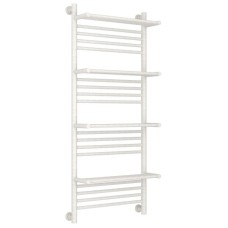 Полотенцесушитель водяной 1200х500 античное белое золото Сунержа Богема с полкой+ 10-0224-1250