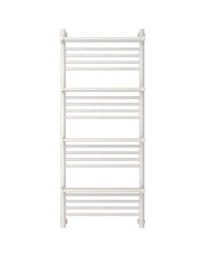 Полотенцесушитель водяной 1200х500 античное белое золото Сунержа Богема с полкой+ 10-0224-1250