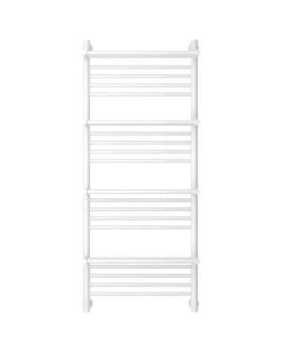 Полотенцесушитель водяной 1200х500 белый глянец Сунержа Богема с полкой+ 12-0224-1250
