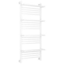 Полотенцесушитель водяной 1200х500 белый матовый Сунержа Богема с полкой+ 30-0224-1250