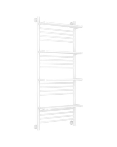 Полотенцесушитель водяной 1200х500 белый матовый Сунержа Богема с полкой+ 30-0224-1250