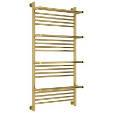 Полотенцесушитель водяной 1200х600 золотой Сунержа Богема с полкой+ 03-0224-1260