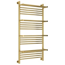 Полотенцесушитель водяной 1200х600 золотой Сунержа Богема с полкой+ 03-0224-1260