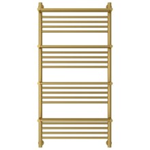 Полотенцесушитель водяной 1200х600 золотой матовый Сунержа Богема с полкой+ 032-0224-1260