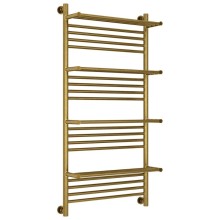 Полотенцесушитель водяной 1200х600 состаренная бронза Сунержа Богема с полкой+ 05-0224-1260