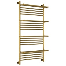 Полотенцесушитель водяной 1200х600 состаренная бронза Сунержа Богема с полкой+ 05-0224-1260