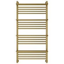 Полотенцесушитель водяной 1200х600 состаренная латунь Сунержа Богема с полкой+ 051-0224-1260