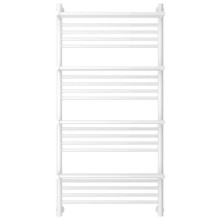 Полотенцесушитель водяной 1200х600 белый глянец Сунержа Богема с полкой+ 12-0224-1260