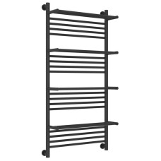 Полотенцесушитель водяной 1200х600 темный титан муар Сунержа Богема с полкой+ 15-0224-1260