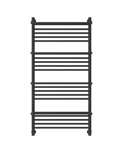 Полотенцесушитель водяной 1200х600 темный титан муар Сунержа Богема с полкой+ 15-0224-1260