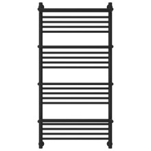 Полотенцесушитель водяной 1200х600 черный матовый Сунержа Богема с полкой+ 31-0224-1260