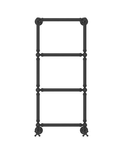 Полотенцесушитель водяной 960х400 темный титан муар Сунержа Ренессанс 1304 15-0280-9640