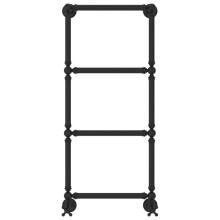 Полотенцесушитель водяной 960х400 черный матовый Сунержа Ренессанс 1304 31-0280-9640