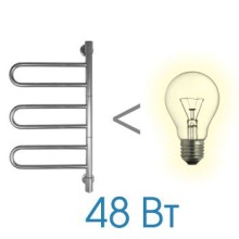 Электрический полотенцесушитель Energy U G3K Хром