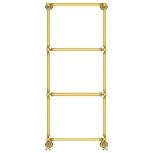 Полотенцесушитель водяной 1260х500 состаренная латунь Сунержа Ренессанс 1304 051-0280-1250