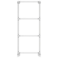 Полотенцесушитель водяной 1260х500 сатин Сунержа Ренессанс 1304 071-0280-1250