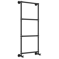 Полотенцесушитель водяной 1260х500 черный матовый Сунержа Ренессанс 1304 31-0280-1250