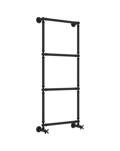 Полотенцесушитель водяной 1260х500 черный матовый Сунержа Ренессанс 1304 31-0280-1250