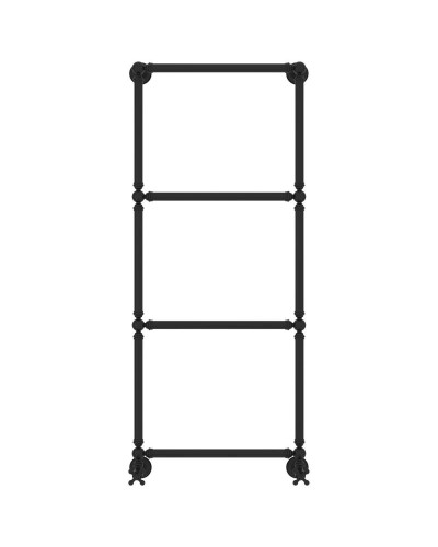 Полотенцесушитель водяной 1260х500 черный матовый Сунержа Ренессанс 1304 31-0280-1250