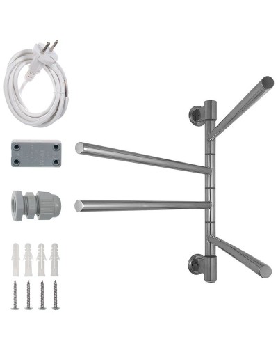 Электрический полотенцесушитель Energy I G4 540х555 EETR00IG40000000000 Хром