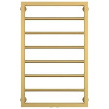 Полотенцесушитель водяной 800х500 золотой матовый Сунержа Канцлер 032-0254-8050