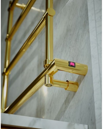 Электрический полотенцесушитель Margaroli Sole 542-4 BOX 5423704GONB Золото