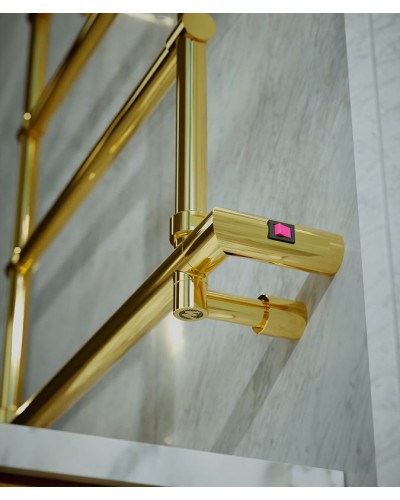 Электрический полотенцесушитель Margaroli Sole 542-6 BOX 5424706GONB Золото