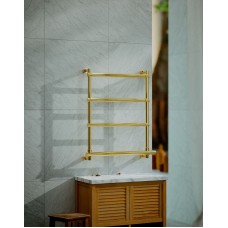Электрический полотенцесушитель Margaroli Sole 542-4 BOX 5424704GONB Золото