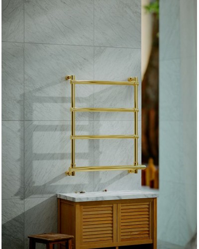 Электрический полотенцесушитель Margaroli Sole 542-4 BOX 5424704GONB Золото