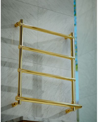 Электрический полотенцесушитель Margaroli Sole 542-4 BOX 5424704GONB Золото