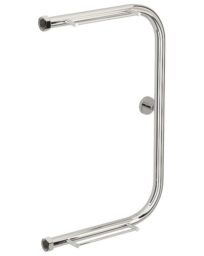 Водяной полотенцесушитель Сунержа П-образный 600х400 00-0004-6040 с двумя полками Хром