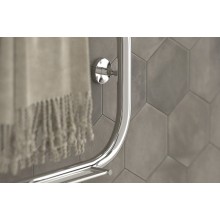 Водяной полотенцесушитель Сунержа П-образный 600х400 00-0004-6040 с двумя полками Хром