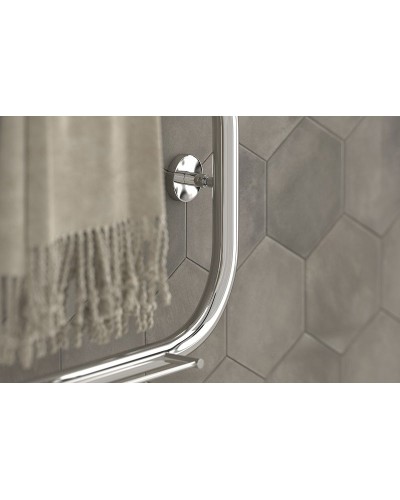 Водяной полотенцесушитель Сунержа П-образный 600х400 00-0004-6040 с двумя полками Хром