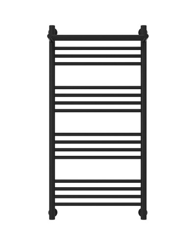 Водяной полотенцесушитель Сунержа Богема+ 1000х500 31-0223-1050 с полкой Черный матовый