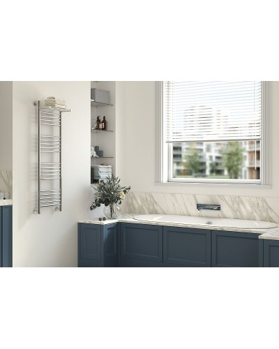 Водяной полотенцесушитель Сунержа Богема+ 1200х400 00-0223-1240 с полкой Хром