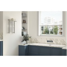 Водяной полотенцесушитель Сунержа Богема+ 600х500 00-0223-6050 с полкой Хром