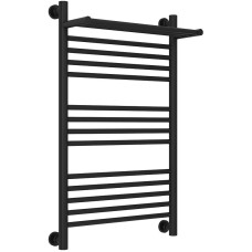 Водяной полотенцесушитель Сунержа Богема+ 800х500 31-0223-8050 с полкой Черный матовый