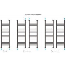 Водяной полотенцесушитель Сунержа Богема+ прямая 1000х400 03-0220-1040 Золото