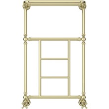 Водяной полотенцесушитель Сунержа Ренессанс 1452 860х500 020-0282-8650 с полкой Шампань