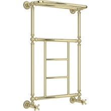 Водяной полотенцесушитель Сунержа Ренессанс 1452 860х500 020-0282-8650 с полкой Шампань